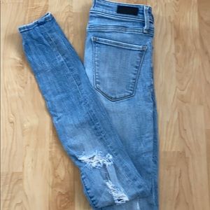 Ripped skinny jeans Abercrombie